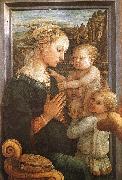 Madonna and Child with Two Angels